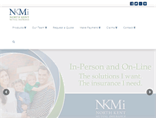 Tablet Screenshot of nkminsurance.com